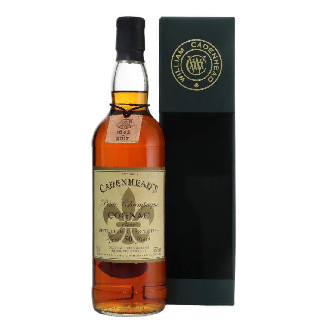 Charpentier 50 Year Old, Cadenhead's, 55.2% whisky bottle