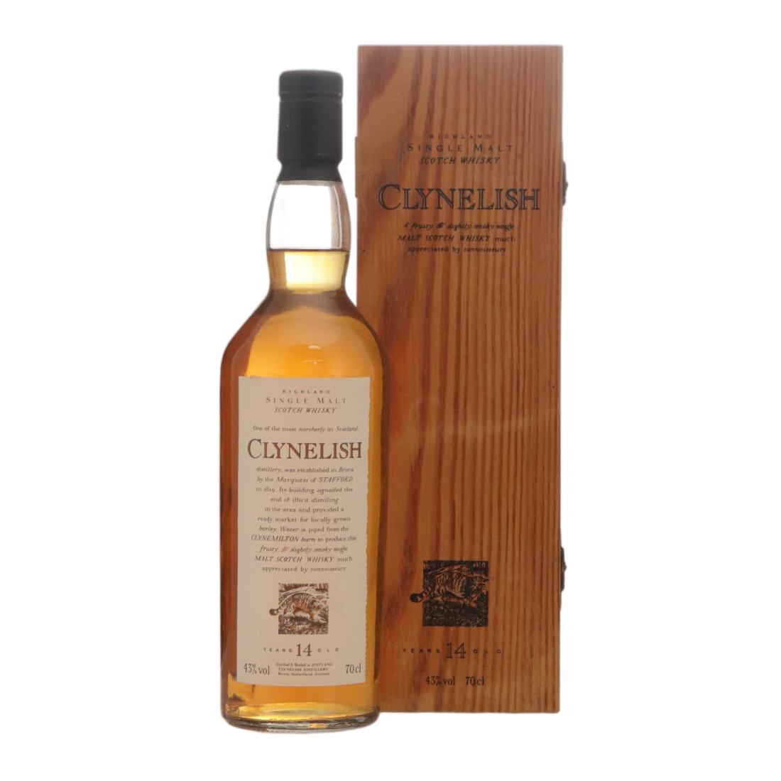 Clynelish Flora & Fauna 14 Year Old, Oak Cask, 2000, 43% whisky bottle