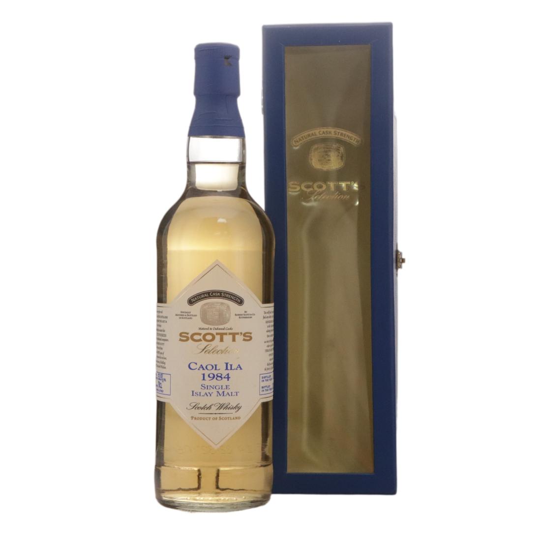 Caol Ila 22 Year Old, Oak Cask, 1984, Scott's Selection, 53.5% whisky bottle