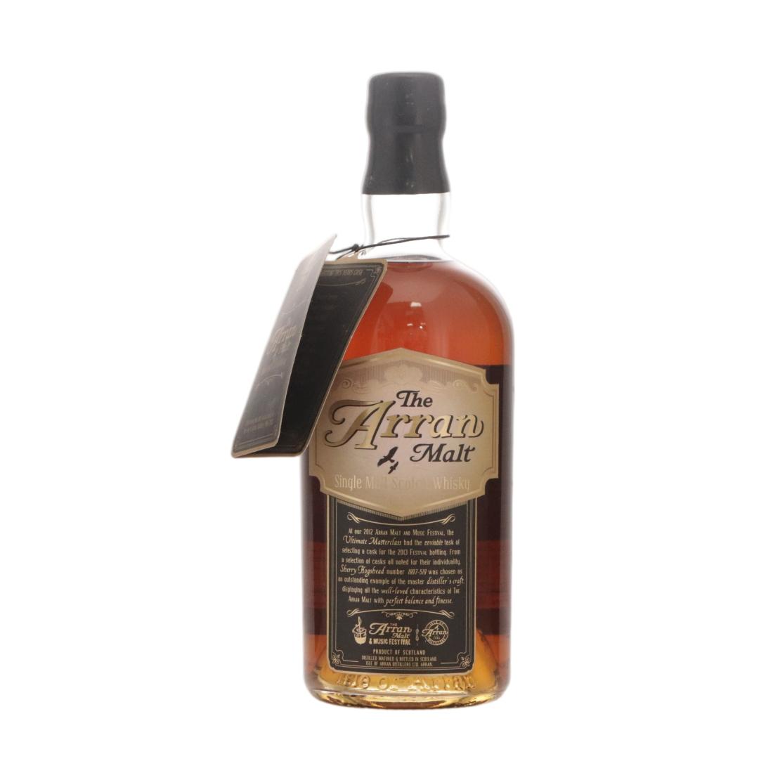 Arran Festival Release 16 Year Old, Sherry Cask, Cask #1997-519, 2013, 50.2% whisky bottle