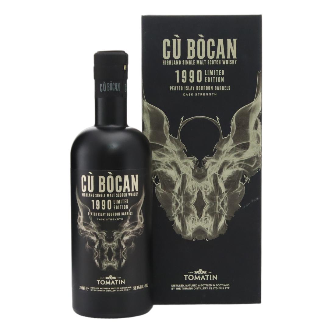 Cù Bòcan 1990 Limited Edition Peated Islay Bourbon Cask, 2015, 52.9% whisky bottle