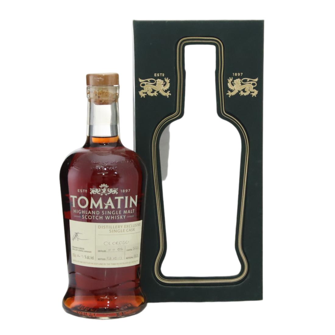 Tomatin Distillery Exclusive Single Cask #13 Year Old, Sherry Cask, Cask #5221, 2018, 56.2% whisky bottle
