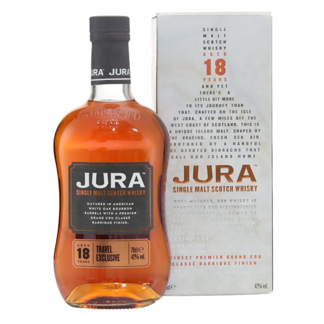 Jura Premier Grand Cru Classe Finish 18 Year Old, Bourbon & Red Wine Cask, 42% whisky bottle
