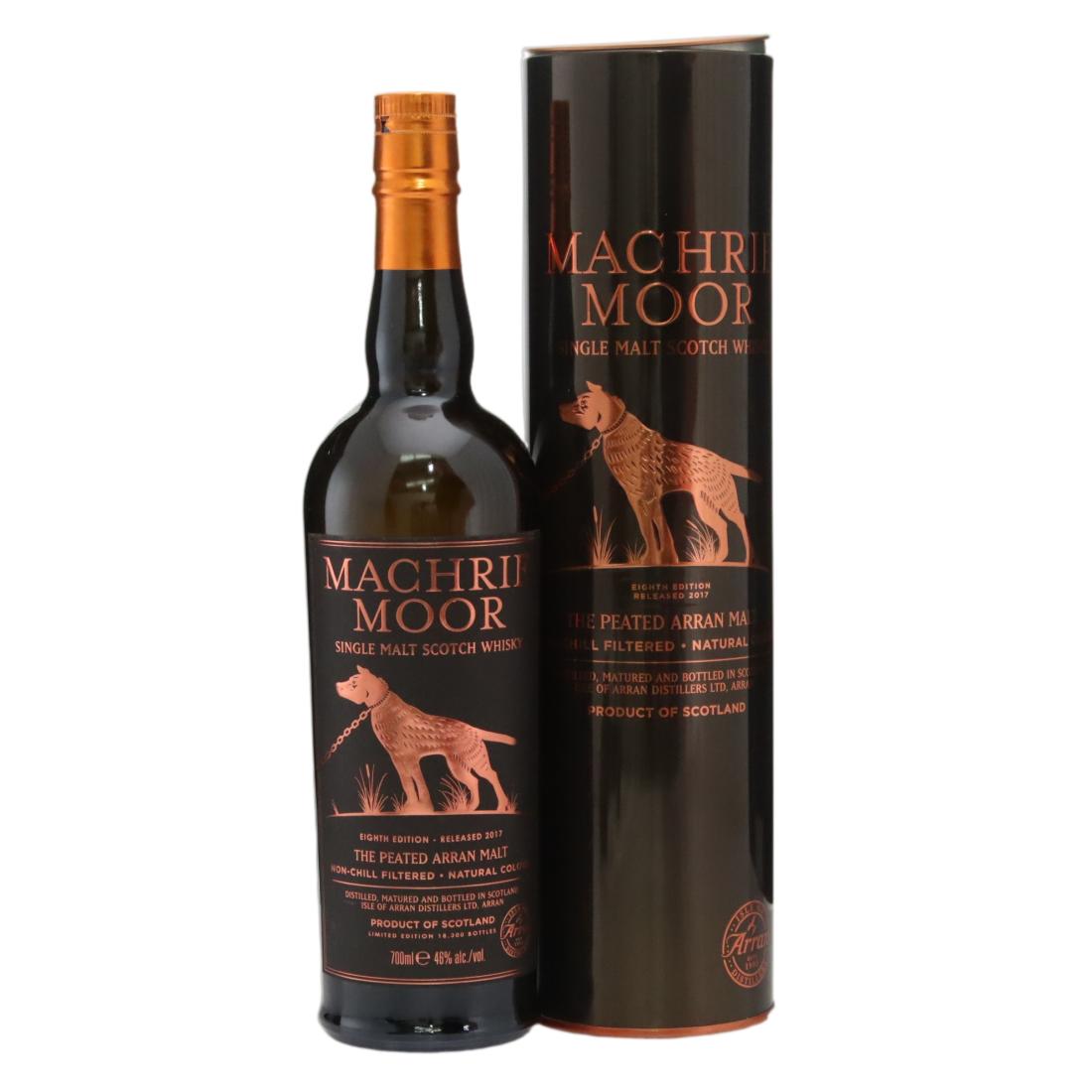 Arran Machrie Moor 8th Edition, Bourbon Cask, 2017, 46% whisky bottle