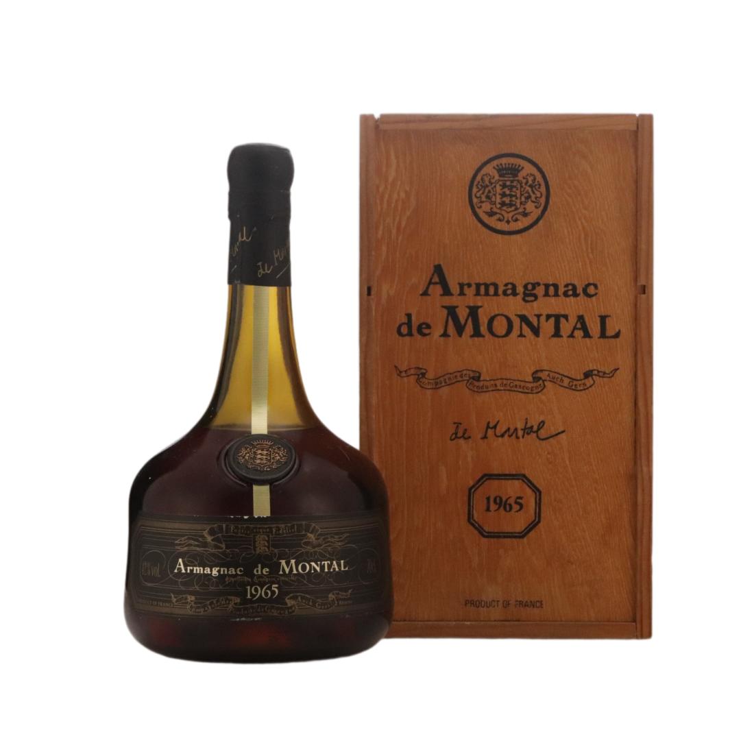 de Montal Armagnac 1965, 42% whisky bottle