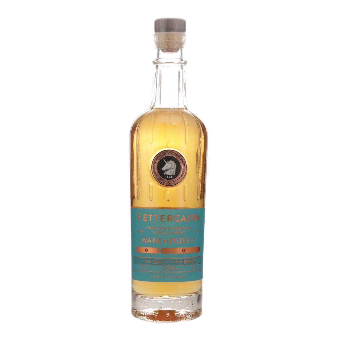 Fettercairn Warehouse 2 11 Year Old, Bourbon & First-fill Rye Cask, Batch No. 002, 2021, 48.5% whisky bottle