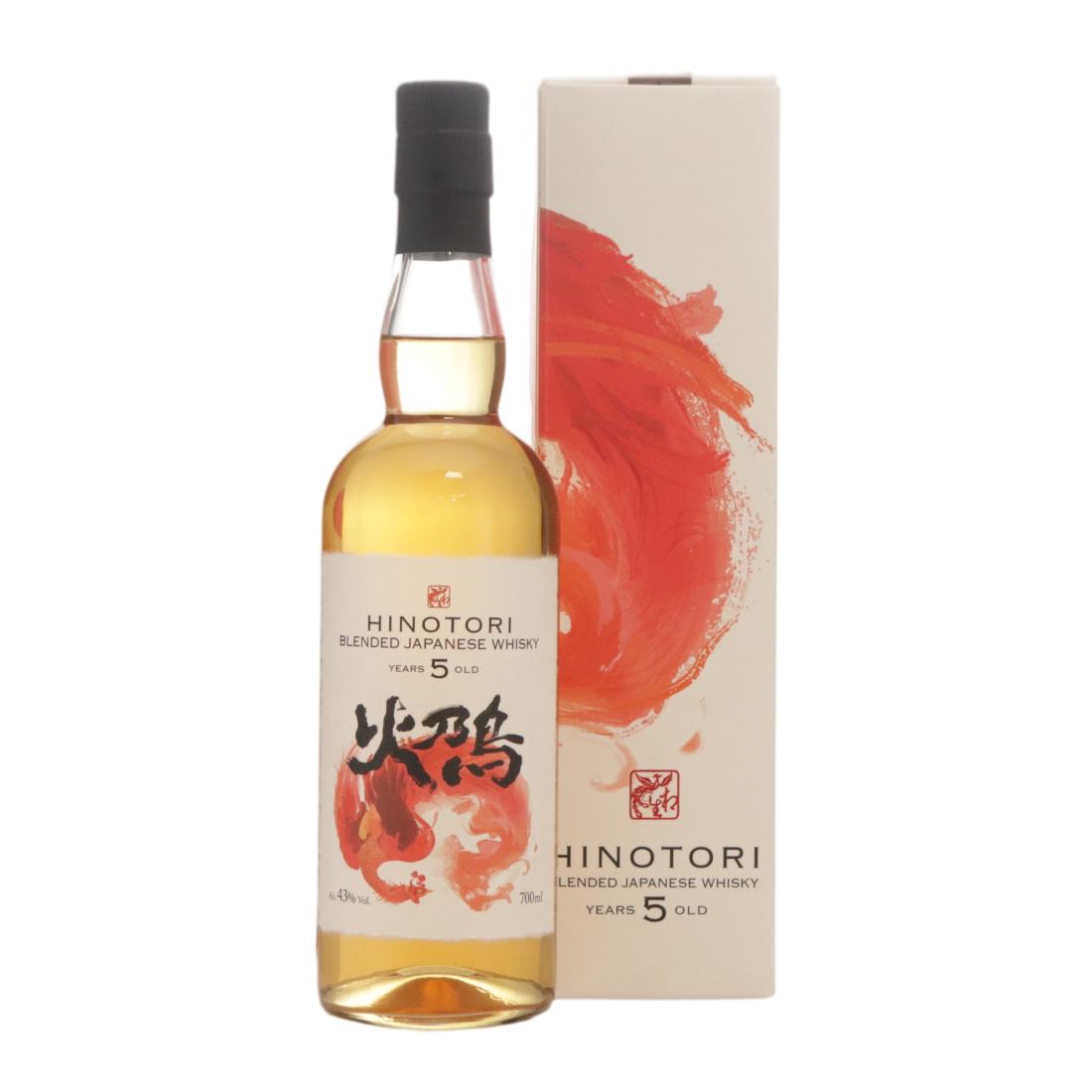 Hinotori 5 Year Old, Oak Cask, 43% whisky bottle