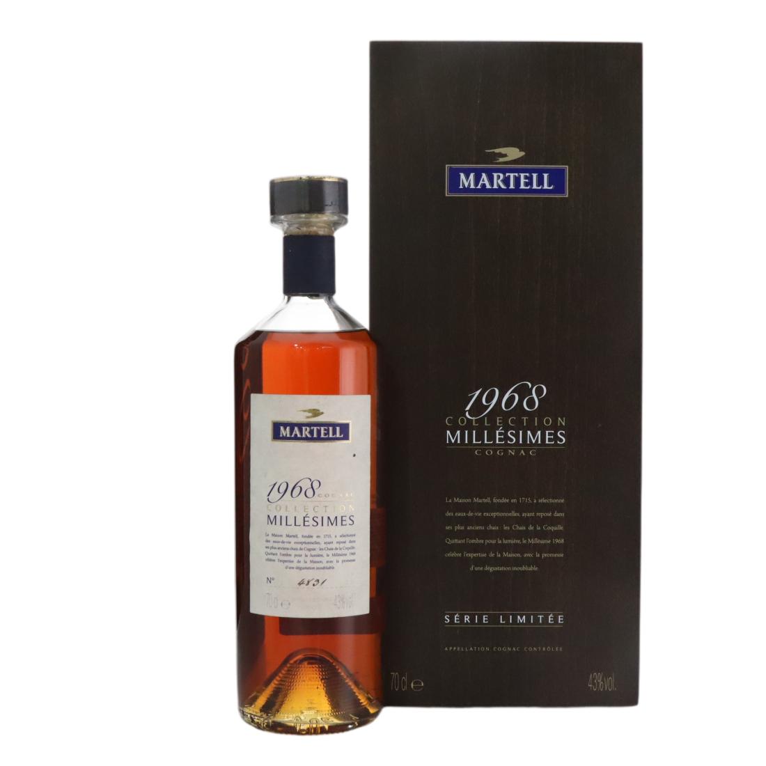 Martell Collection Millésimes 1968 30 Year Old, 1998, 43% whisky bottle