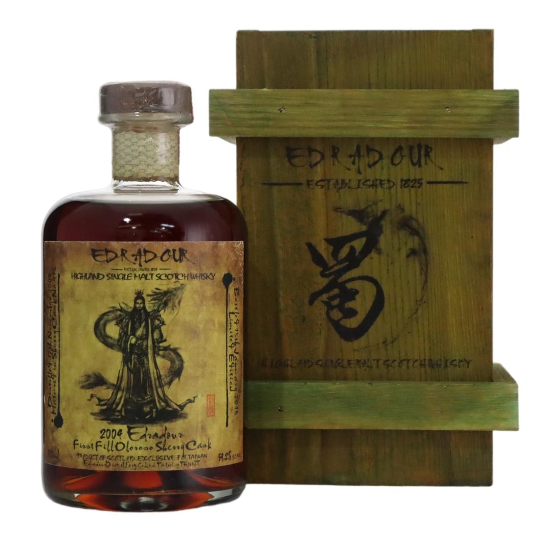 Edradour The Warrior Series 11 Year Old, Sherry Cask, Cask #416, 2016, 59.2% whisky bottle