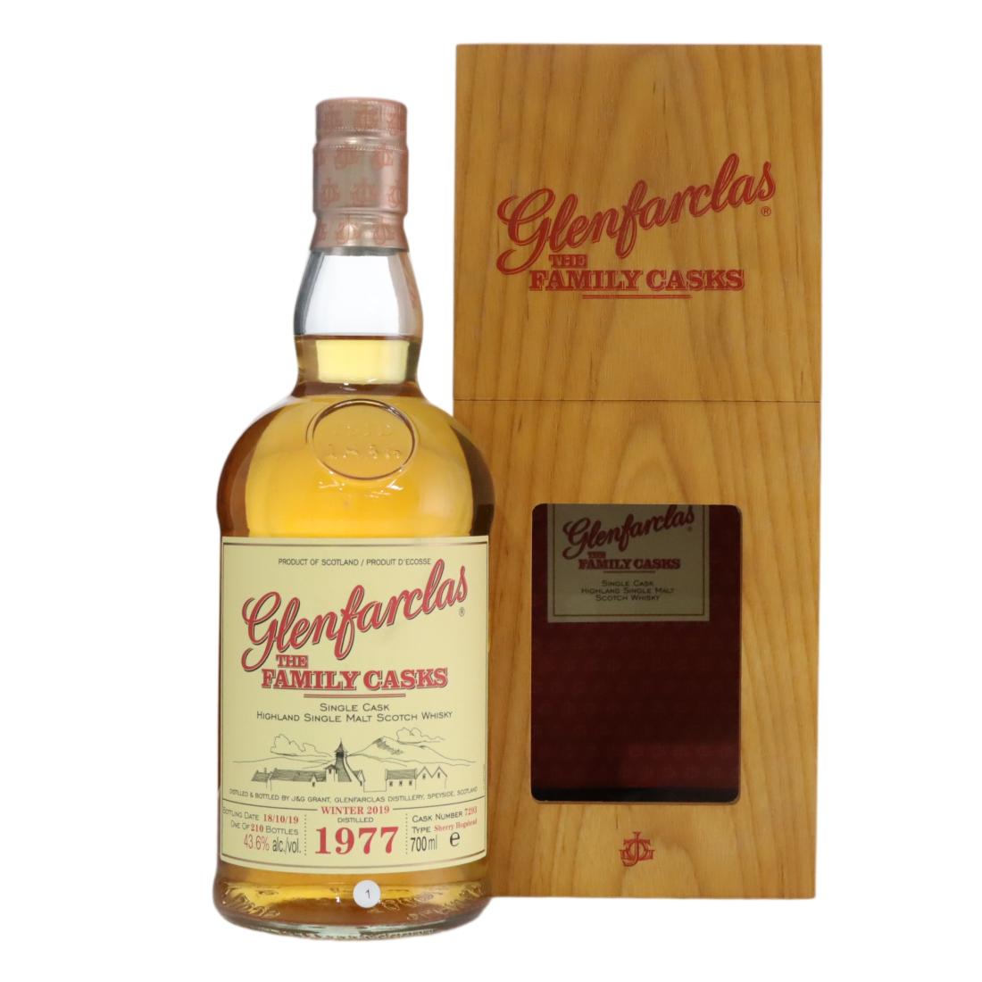 Glenfarclas The Family Cask #42 Year Old, Sherry Cask, Cask #7293, Winter 2019, 2019, 43.6% whisky bottle