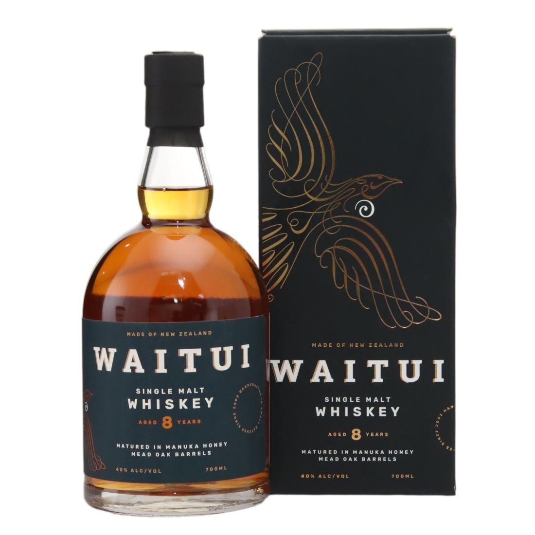 Waitui 8 Year Old, Manuka Honey Mead Oak Cask, 2015, 40% whisky bottle