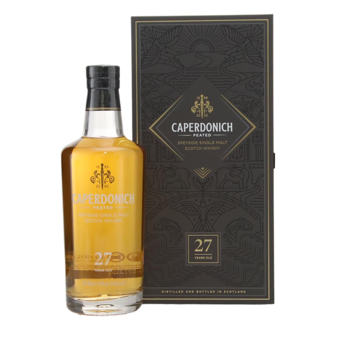 Caperdonich Peated 27 Year Old, American Oak Cask, 2023, 54.4% whisky bottle