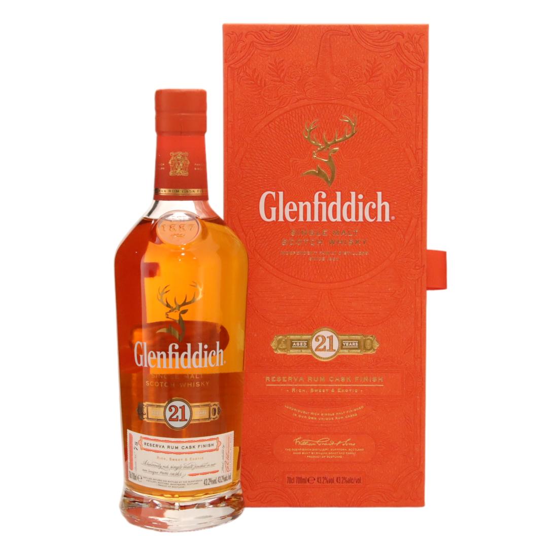 Glenfiddich Reserva Rum Cask Finish 21