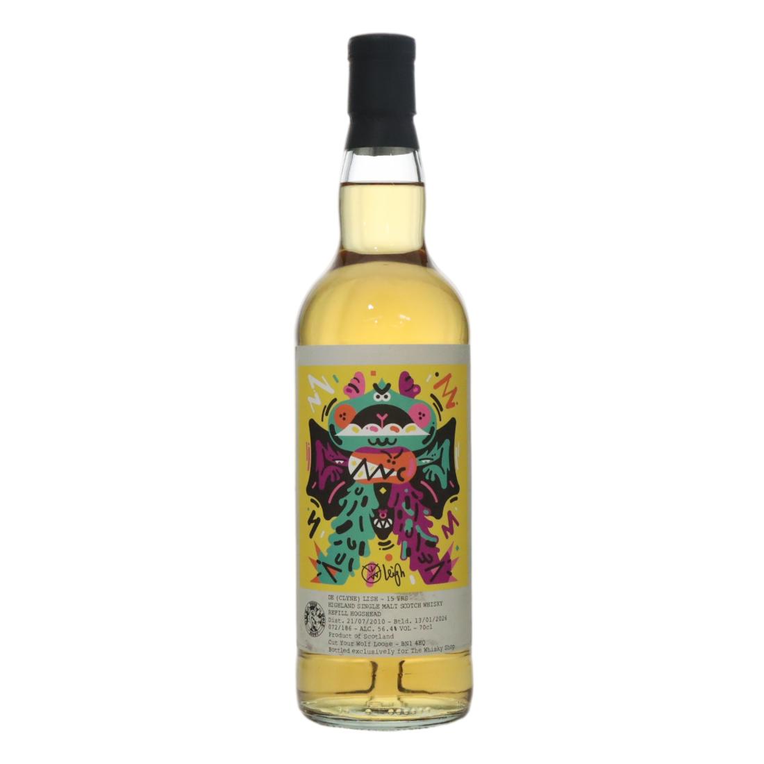Clynelish 15 Year Old, Refill Hogshead Cask, 2010, Cut Your Wolf Loose, 56.4% whisky bottle