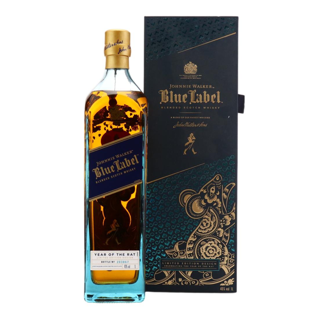 Johnnie Walker Blue Label Year of the Rat, 2015, 40% whisky bottle