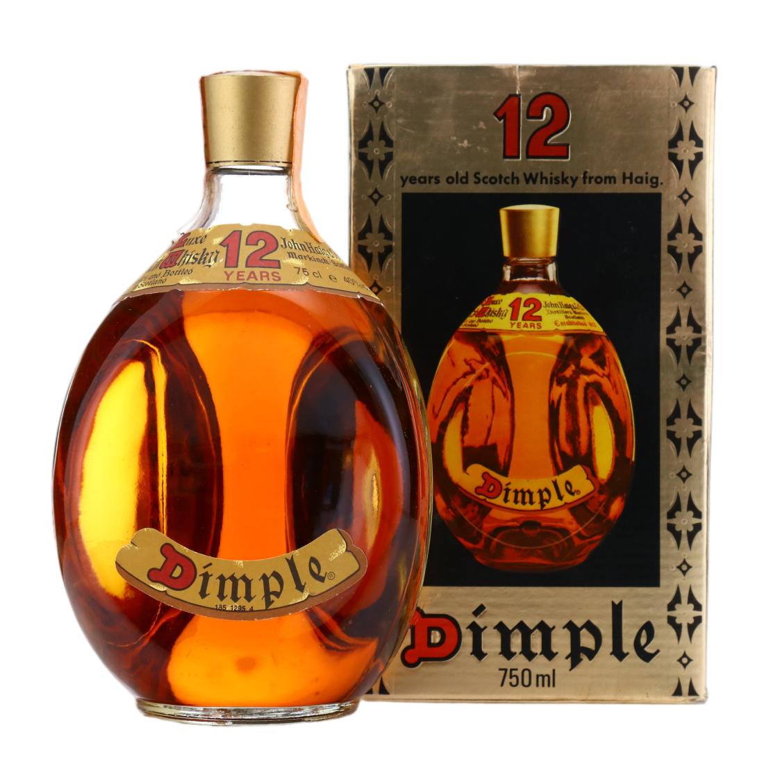 Dimple De Luxe 12 Year Old, 1991, 40% whisky bottle