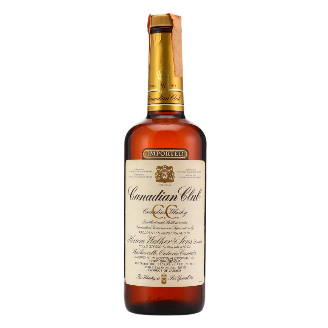 Canadian Club Whisky - Imported, Oak Cask, 2005, 40% whisky bottle