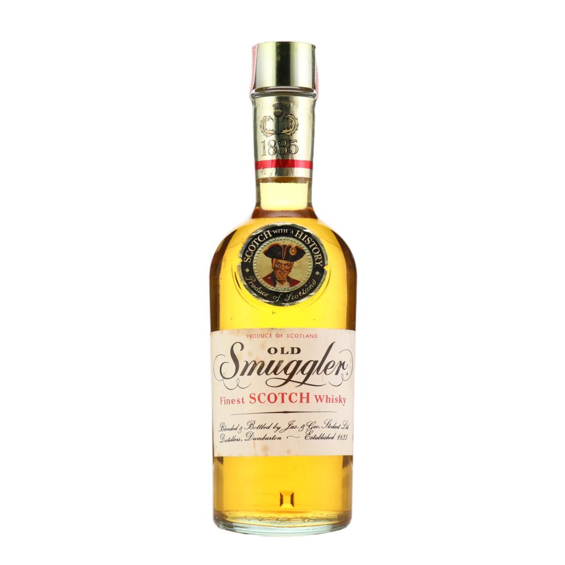 Old Smuggler Finest Scotch Whisky whisky bottle