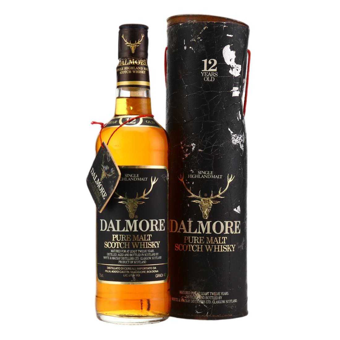 Dalmore 12 Year Old, 40% whisky bottle