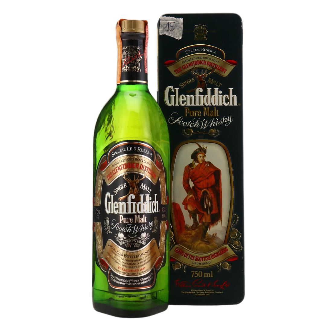 Glenfiddich Pure Malt Special Old Reserve Clans Of The Scottish Highlands Drummond