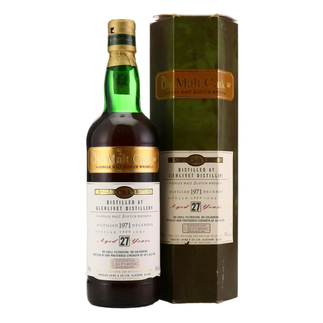 Glenlivet The Old Malt Cask #27 Year Old, 1999, 50% whisky bottle