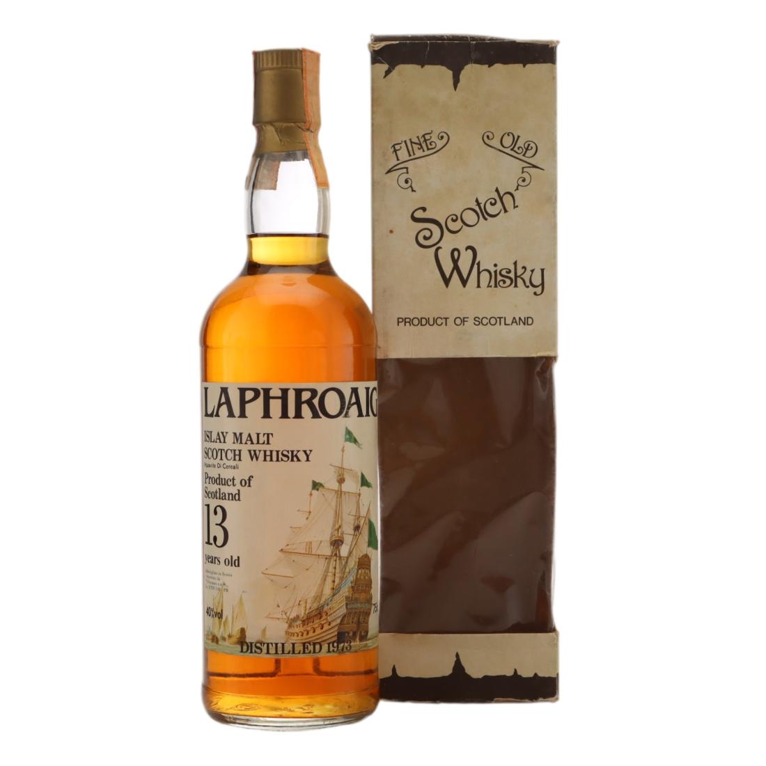 Laphroaig Connoisseurs Choice 13 Year Old, 1973, Gordon & MacPhail, 40% whisky bottle