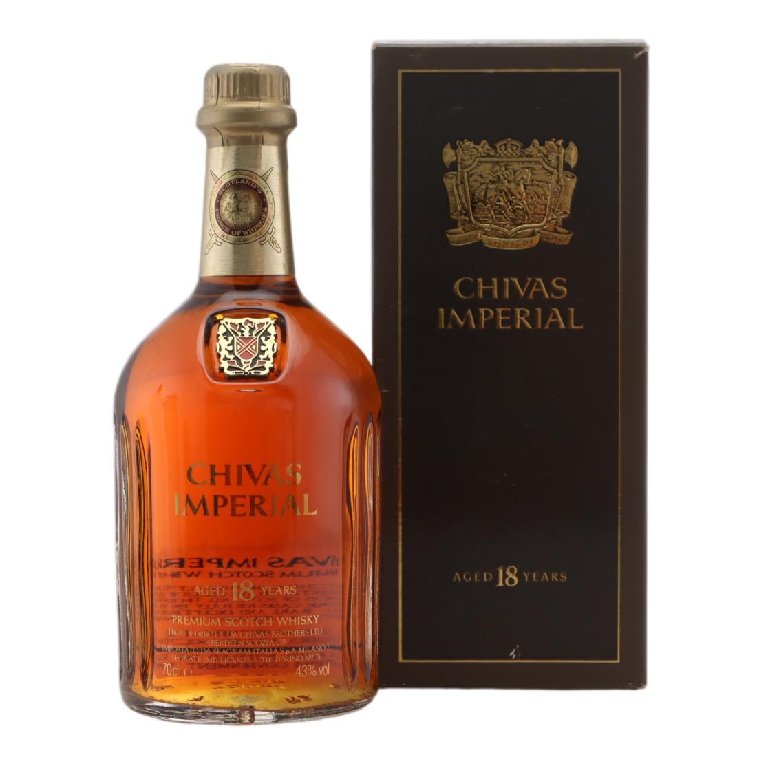 Chivas Imperial 18 Year Old, 43% whisky bottle
