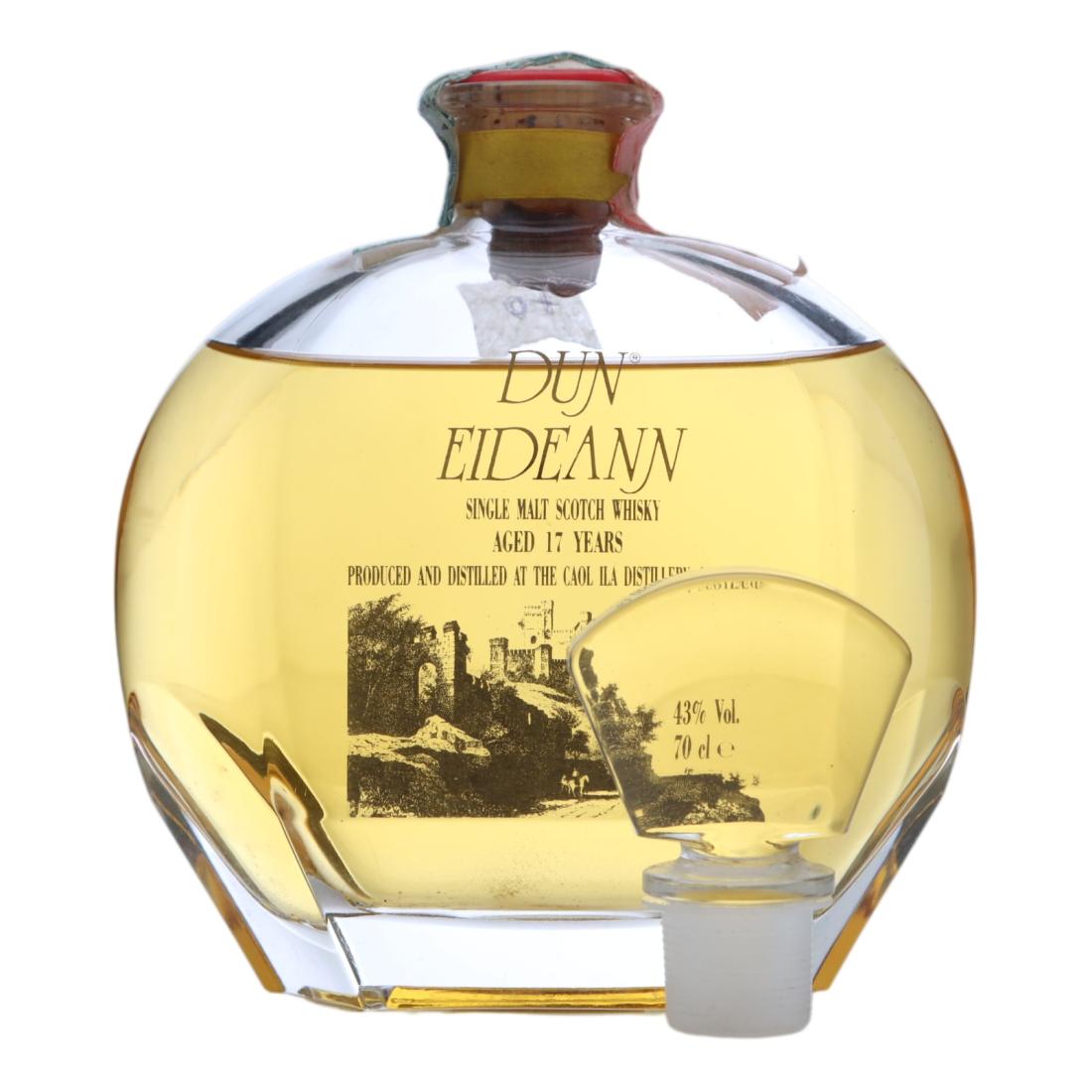 Caol Ila 17 Year Old, Dun Eideann, 43% whisky bottle