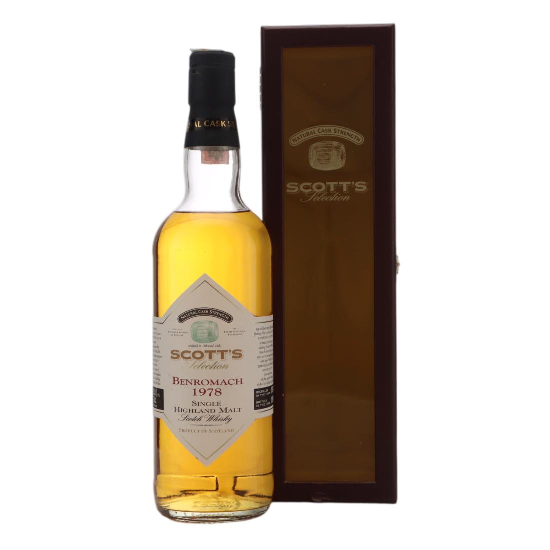 Benromach 1978 18 Year Old, Scott's Selection, 52.1% whisky bottle