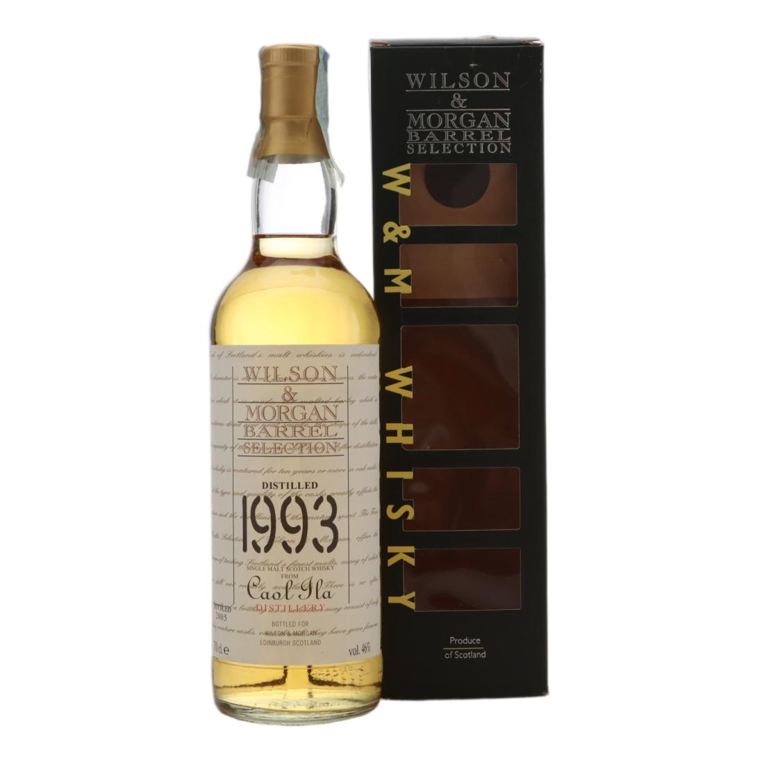 Caol Ila Barrel Selection, 1993, Wilson & Morgan, 46% whisky bottle
