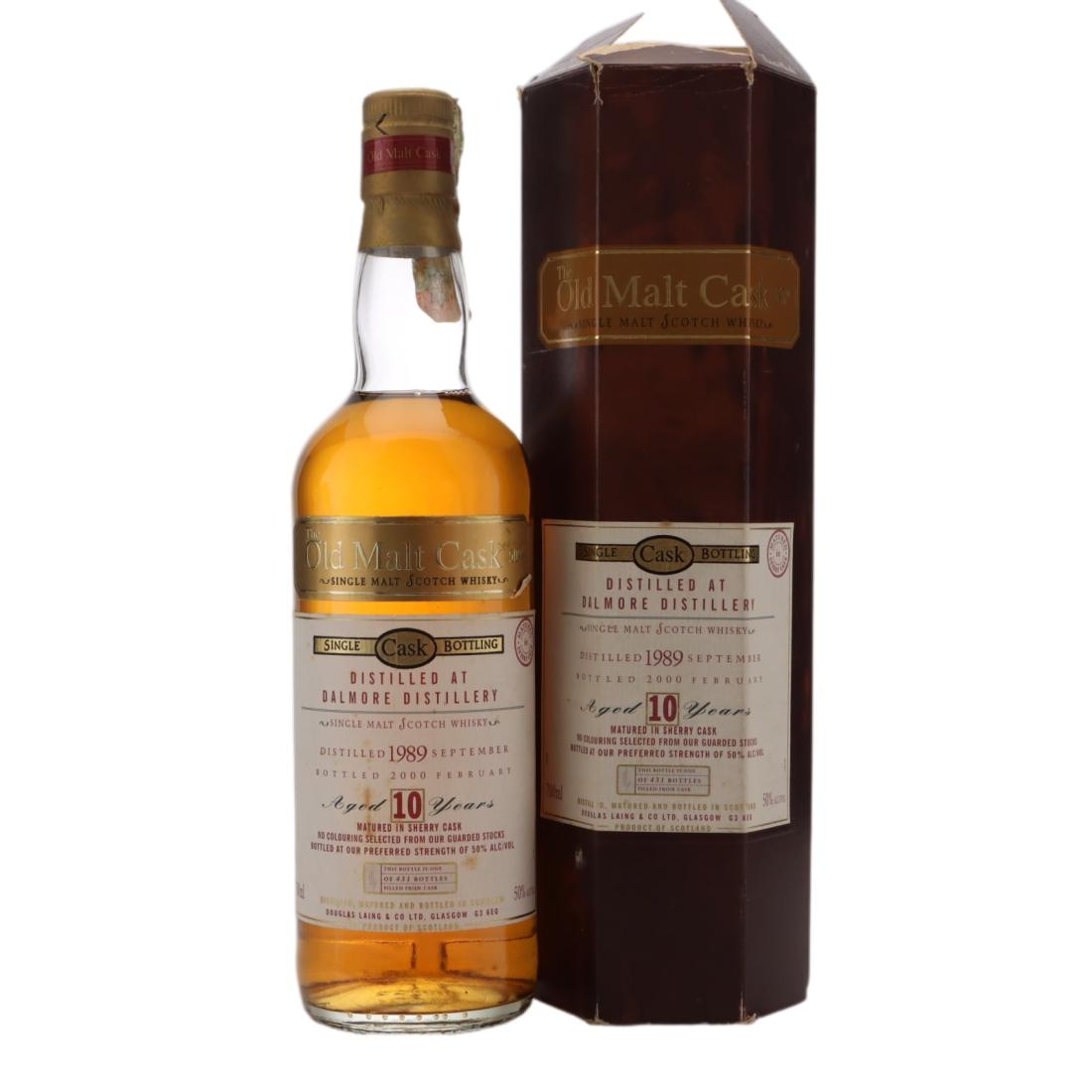 Dalmore The Old Malt Cask #10 Year Old, Sherry Cask, 2000, 50% whisky bottle