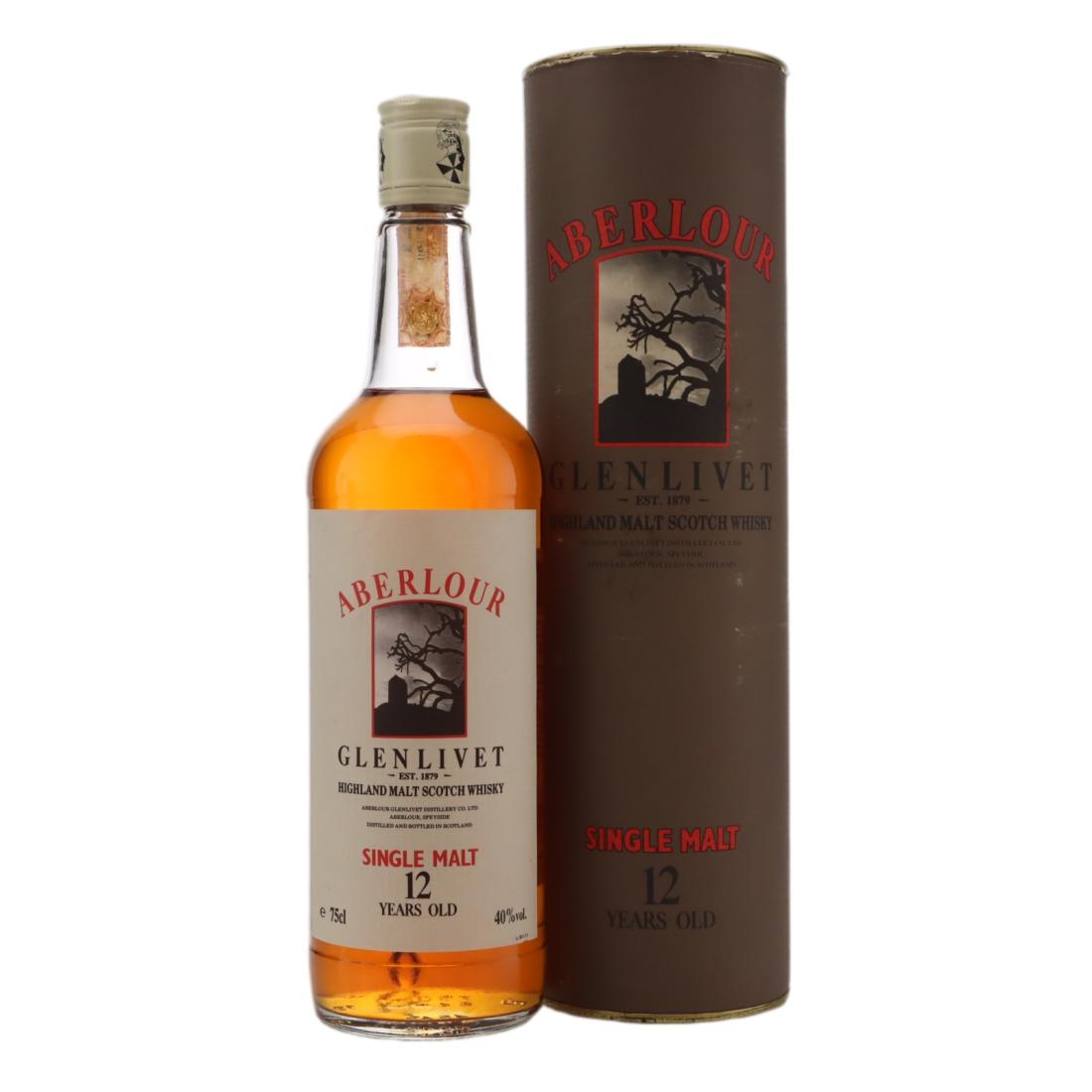 Aberlour 12 Year Old, American Oak & Sherry Cask, 1985, 40% whisky bottle