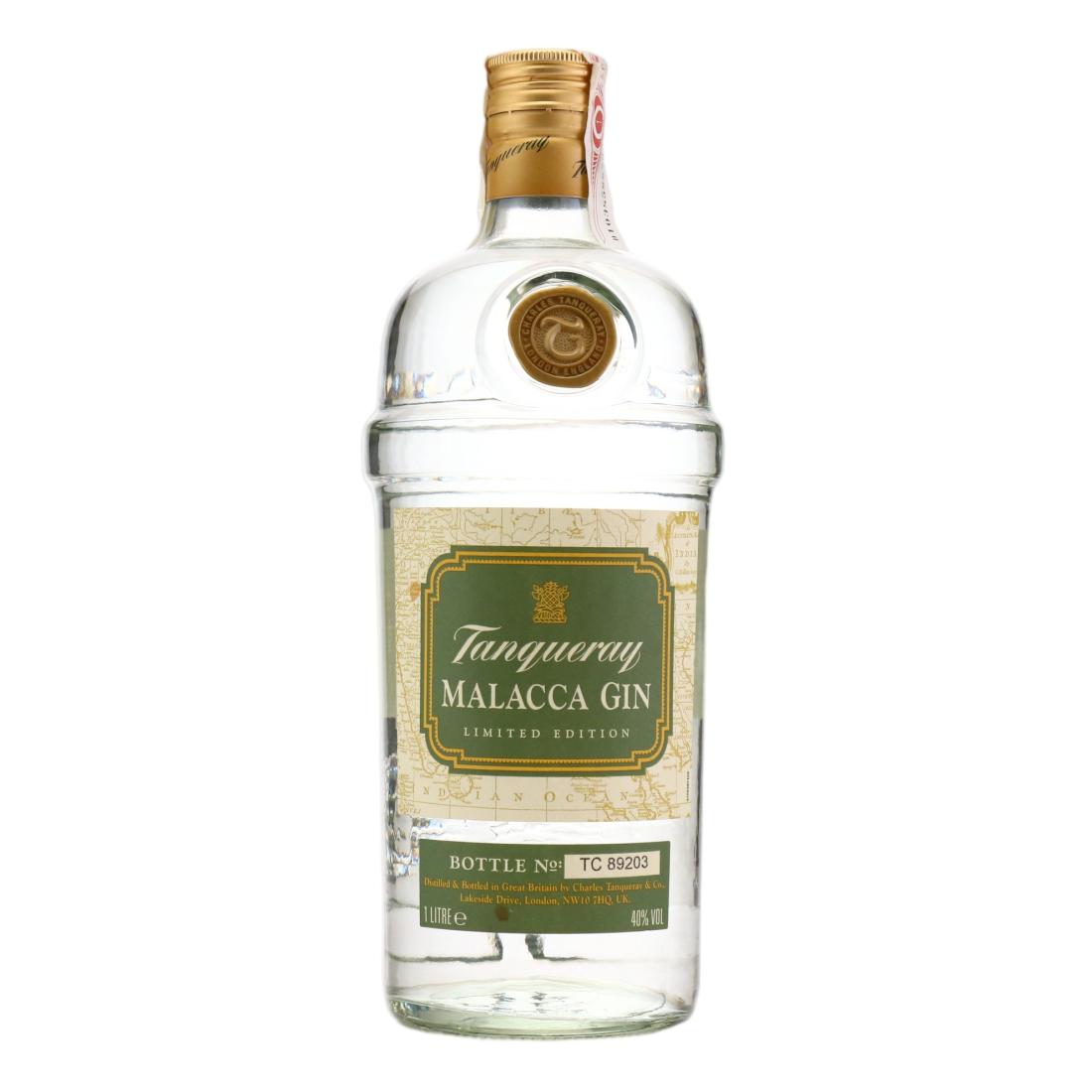 Tanqueray Malacca Gin, 2019, 40% whisky bottle