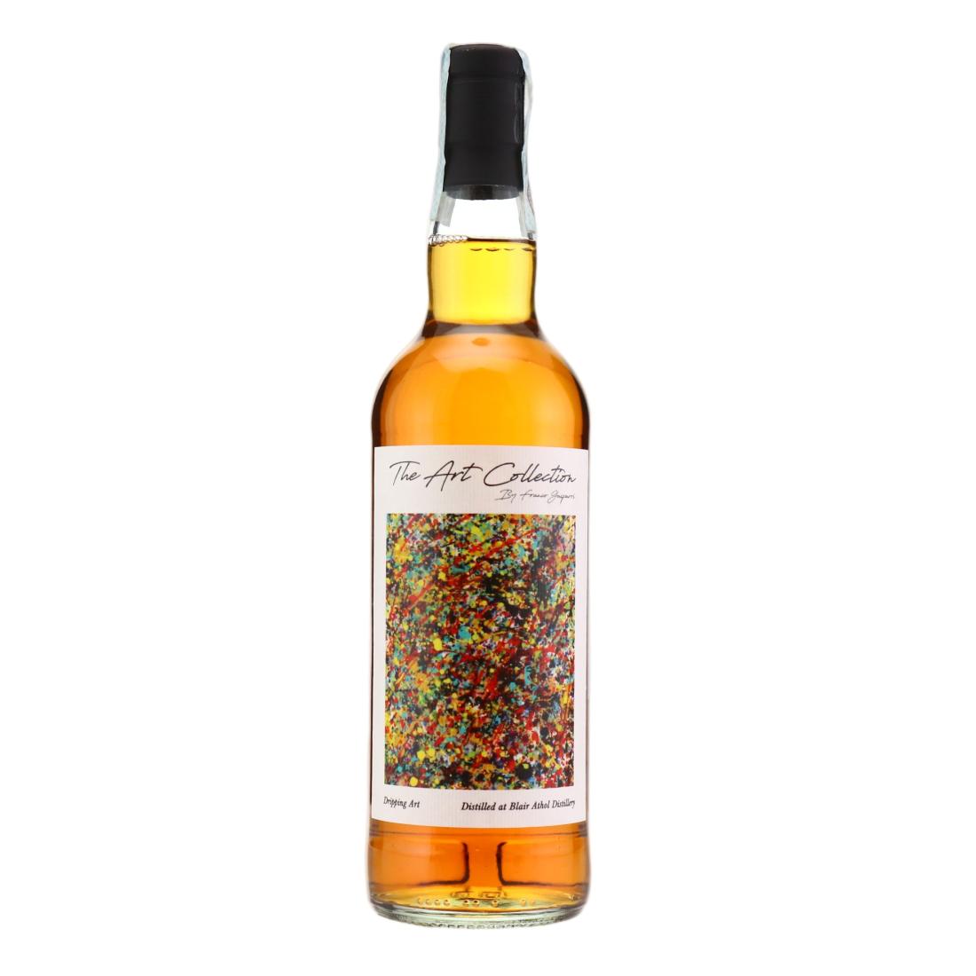 Blair Athol The Art Collection Dripping Art 17 Year Old, Bourbon & Sherry Cask, Cask #3009881, 2008, The Art Collection, 53.3% whisky bottle