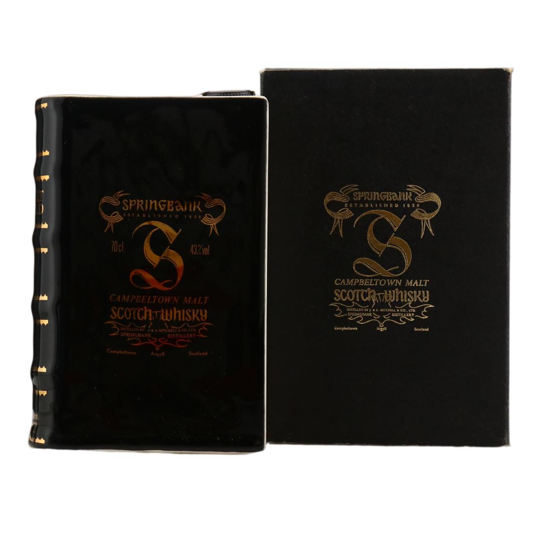 Springbank Book Decanter Vol. III 12 Year Old, 43% whisky bottle