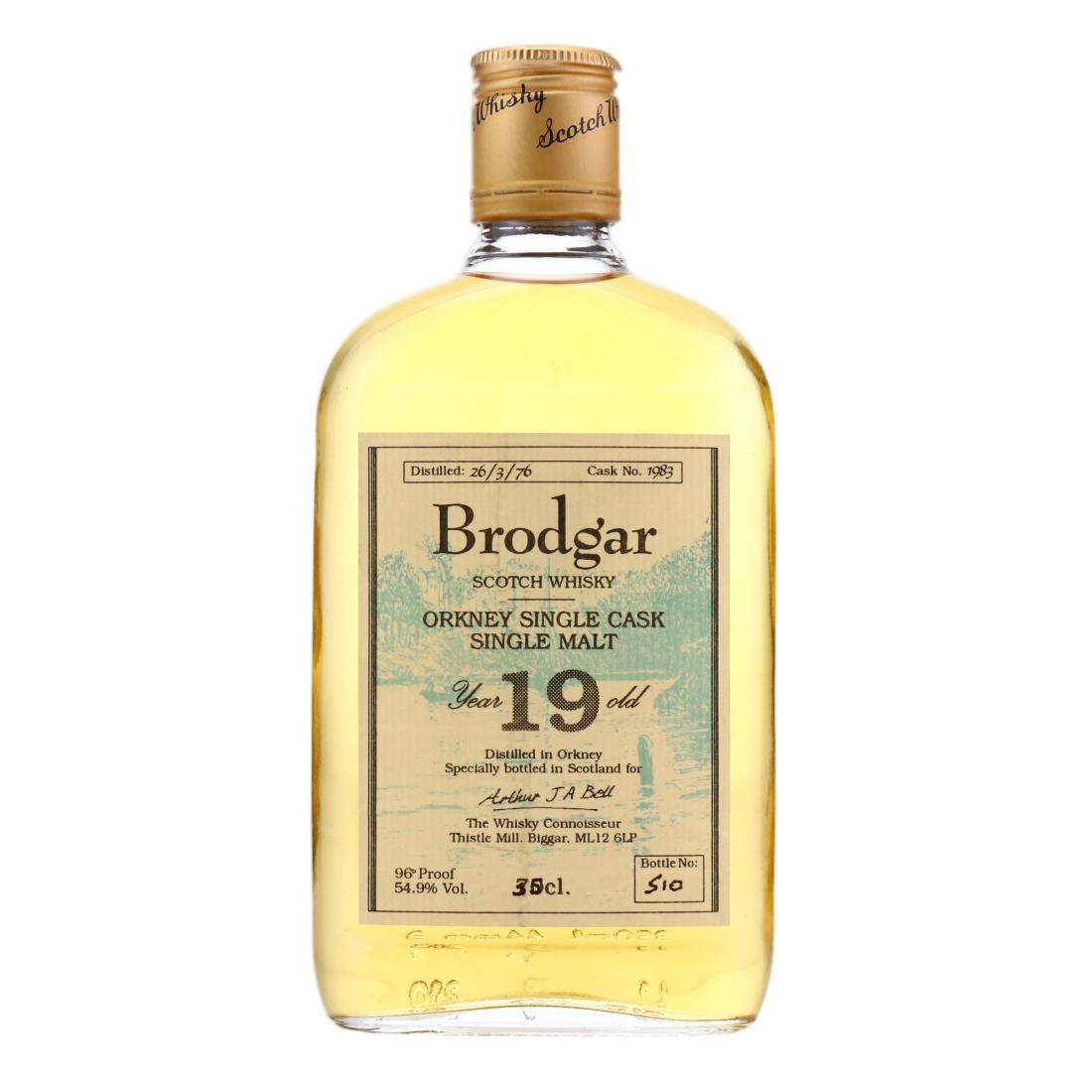 Highland Park Brodgar 19 Year Old, Cask #1983, 1976, The Whisky Connoisseur, 54.9% whisky bottle