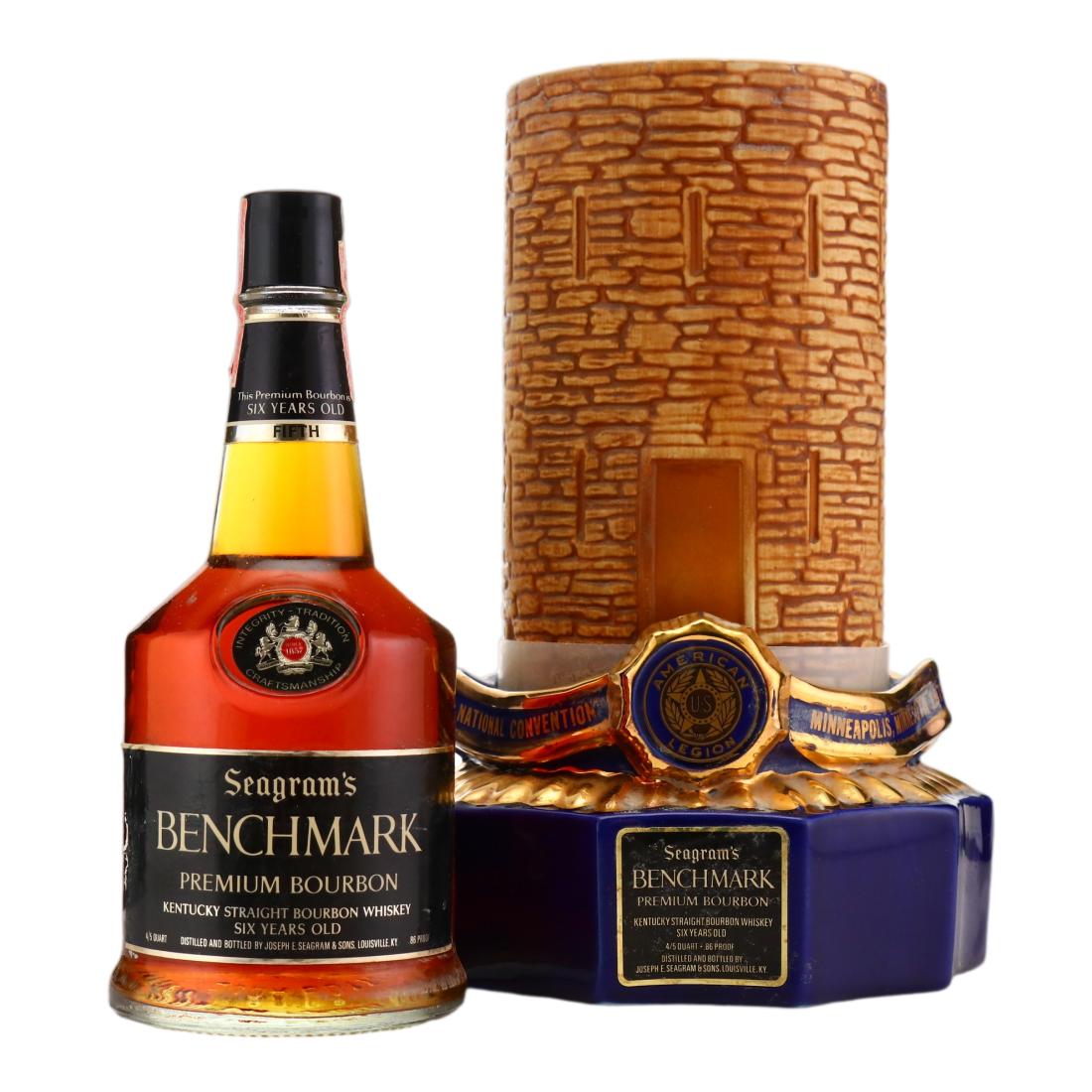 古酒 Seagram's BENCHMARK 6年 760ml Seagram's Benchmark 6 Year Old Premium Bourbon - American Legion