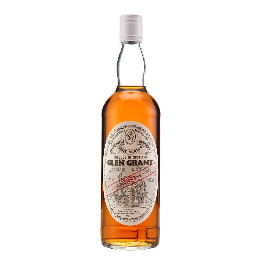 Glen Grant 48 Year Old, Sherry Cask, 1951, Gordon & MacPhail, 40% whisky bottle