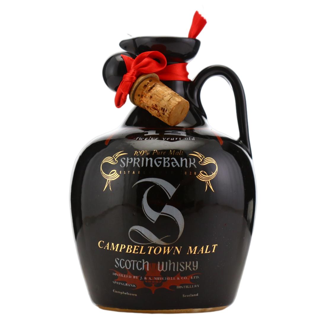 Springbank 12 Year Old (1990s Decanter), 2009, 43% whisky bottle