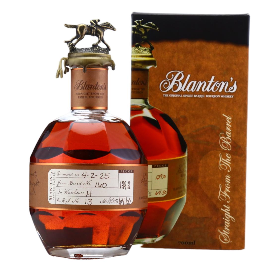 Blanton's Straight from the Barrel Bourbon, Cask #1160, 2025, 64.6% whisky bottle