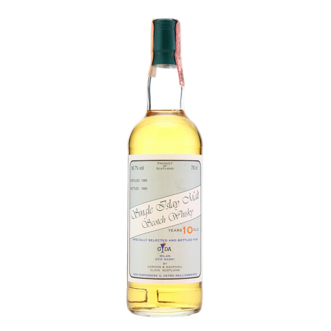 Ardbeg 10 Year Old, 1988, Gordon & MacPhail, 56.7% whisky bottle