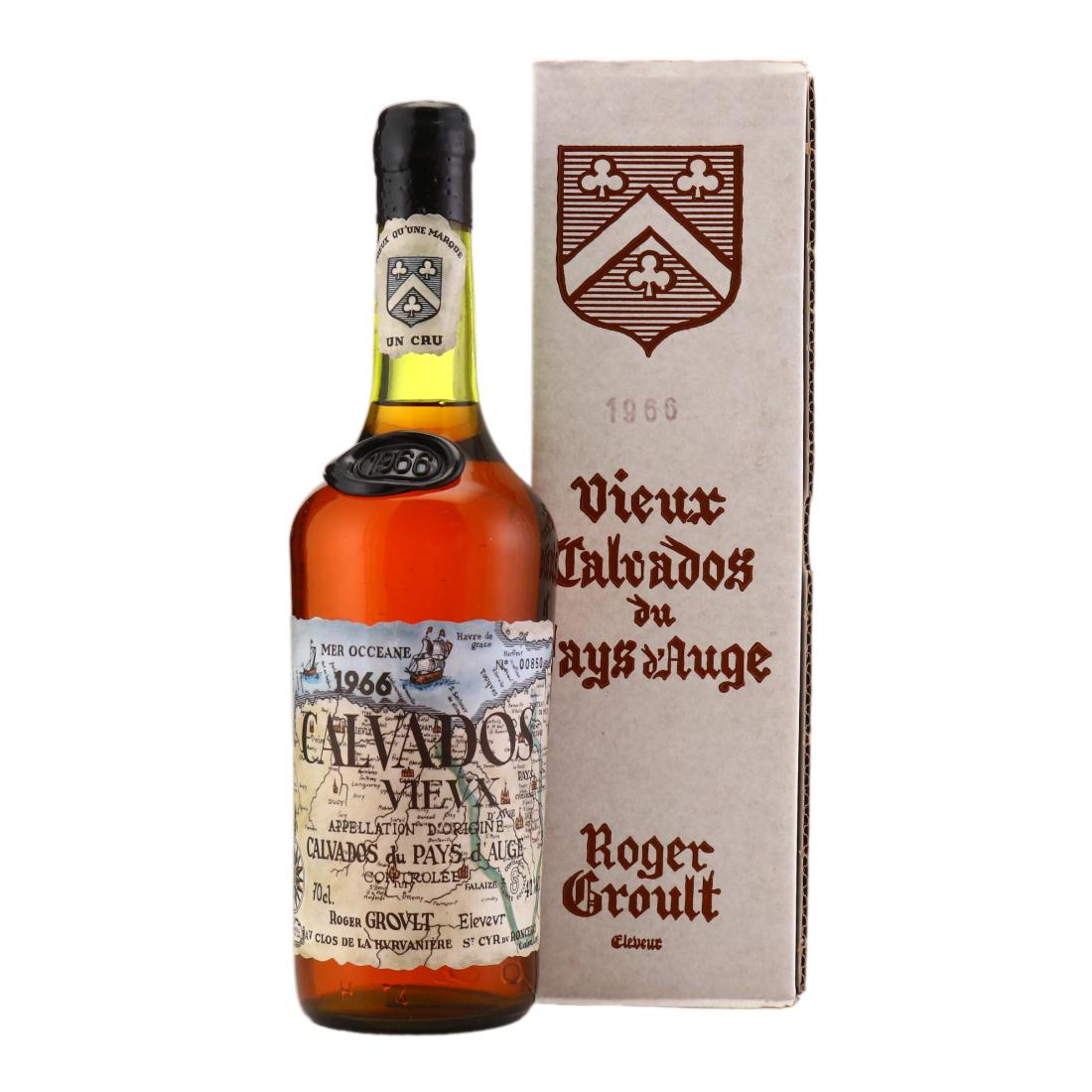 Roger Groult 1966 Vieux Calvados du Pays d'Auge, 41% whisky bottle