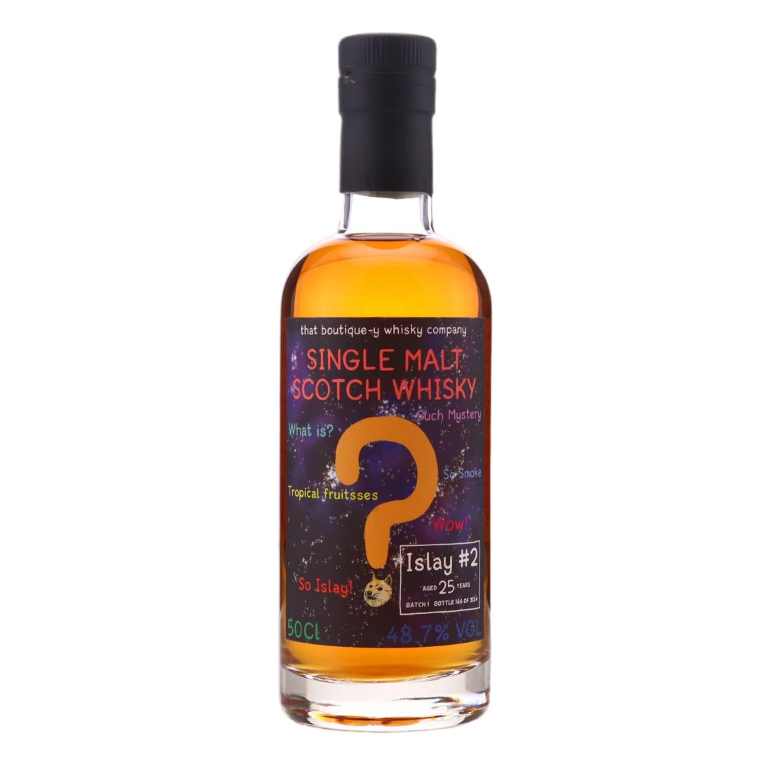 Islay #2 25 Year Old, Batch No. 1, That Boutique-y Whisky Company, 48.7% whisky bottle