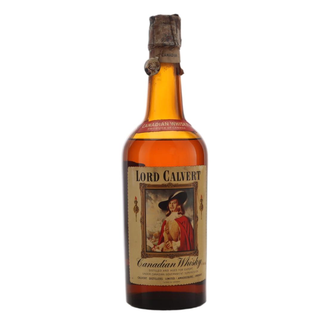 Lord Calvert Canadian Whisky, Oak Cask, 43% whisky bottle