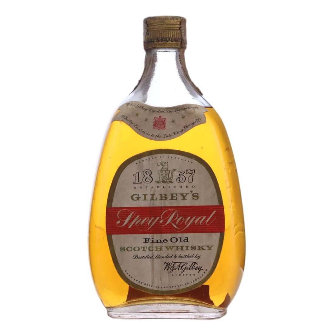Gilbey's Spey Royal Fine Old, 43% whisky bottle