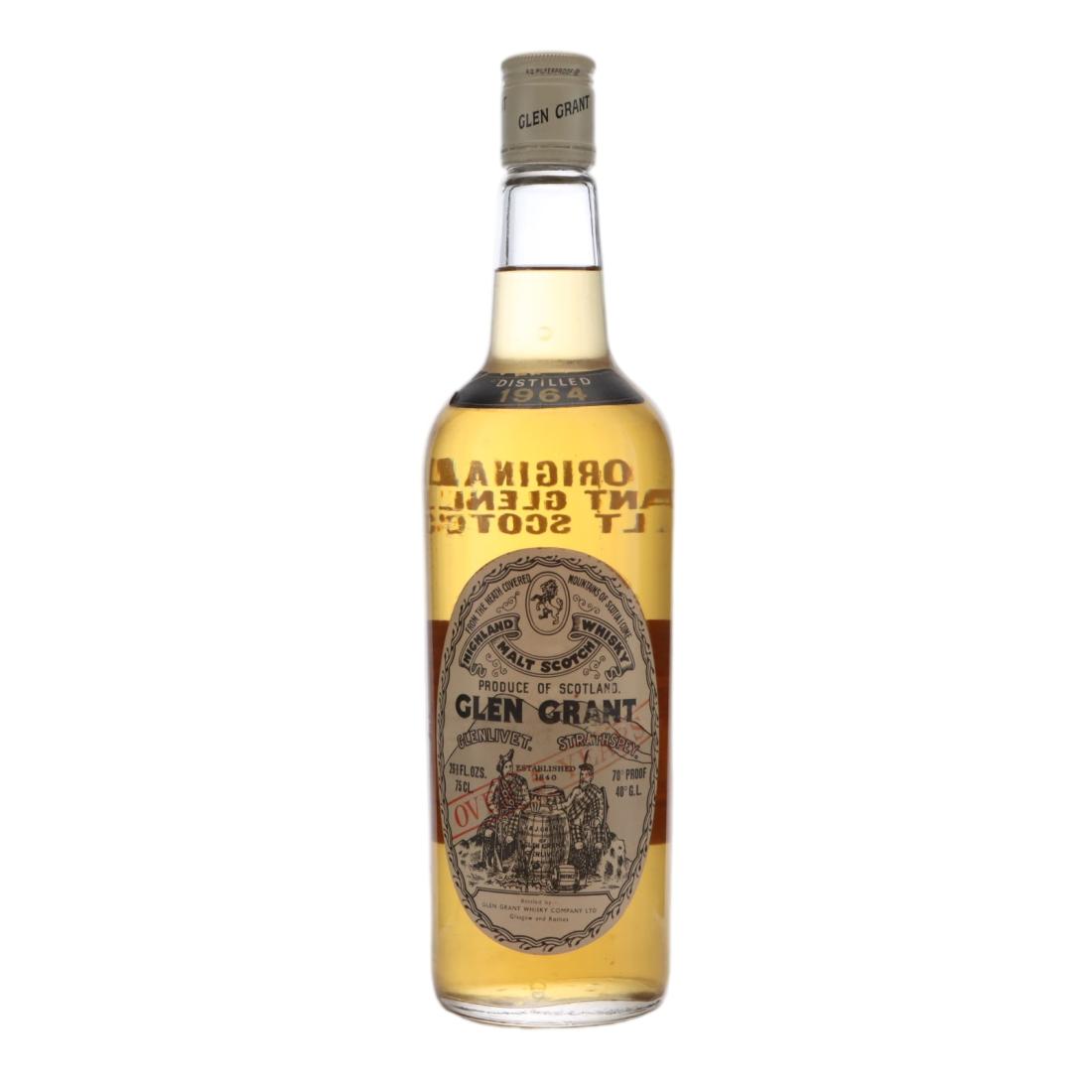 Glen Grant 5 Year Old, 1964, 40% whisky bottle