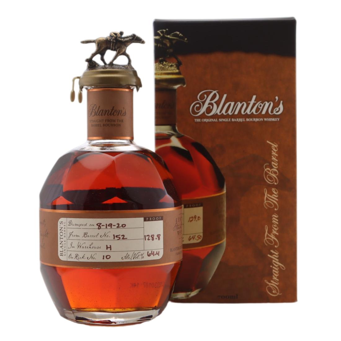 Blanton's Straight From The Barrel, Cask #152, 2020, 64.4% whisky bottle