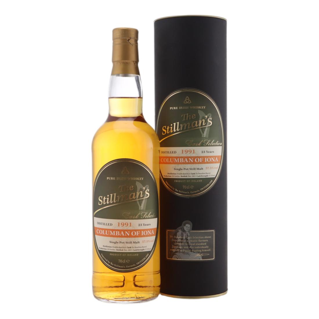 Columban Columban of Iona Cask Selection 23 Year Old, Bourbon Cask, Cask #16, 1991, The Stillman's, 57.5% whisky bottle