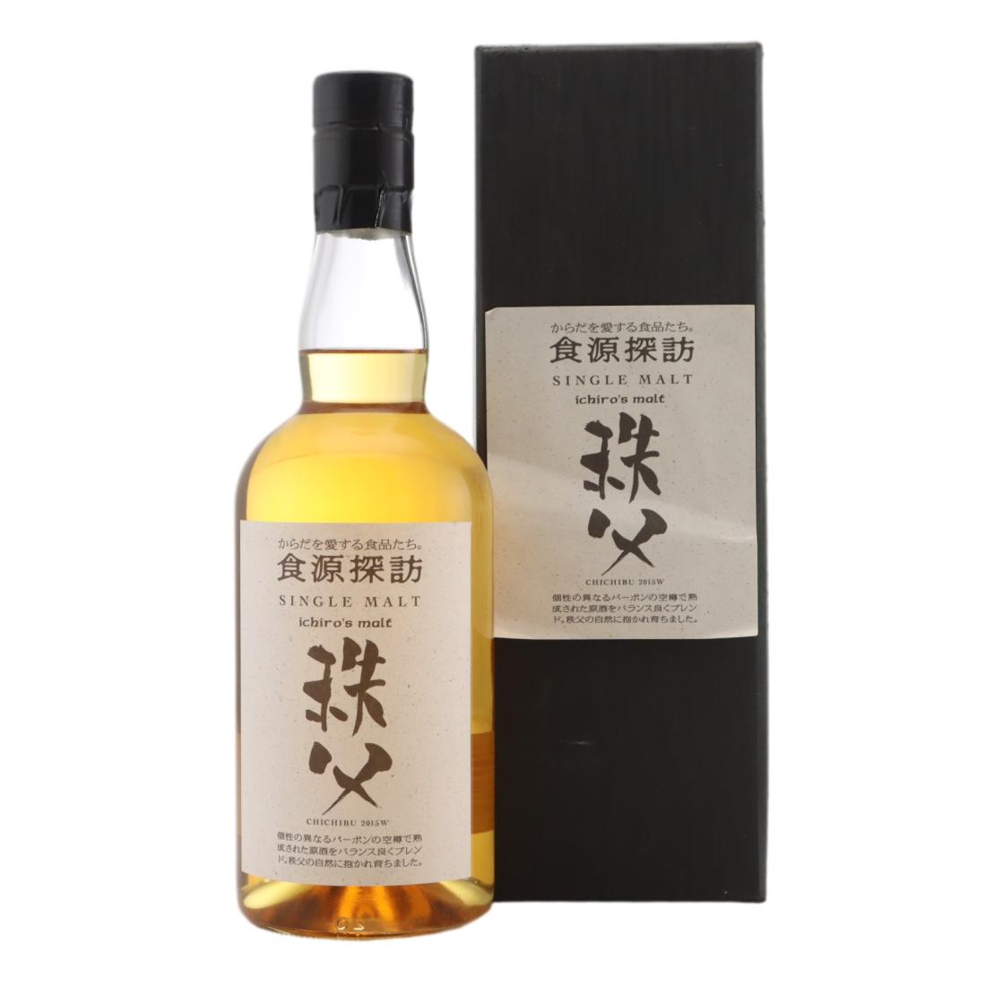 Chichibu Shokugen Tanbo 2015W, Bourbon Cask, 2015, 62% whisky bottle