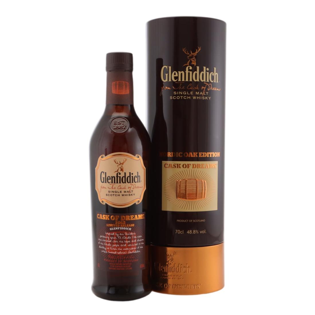 Glenfiddich Cask of Dreams Nordic Oak Edition, 48.8% whisky bottle